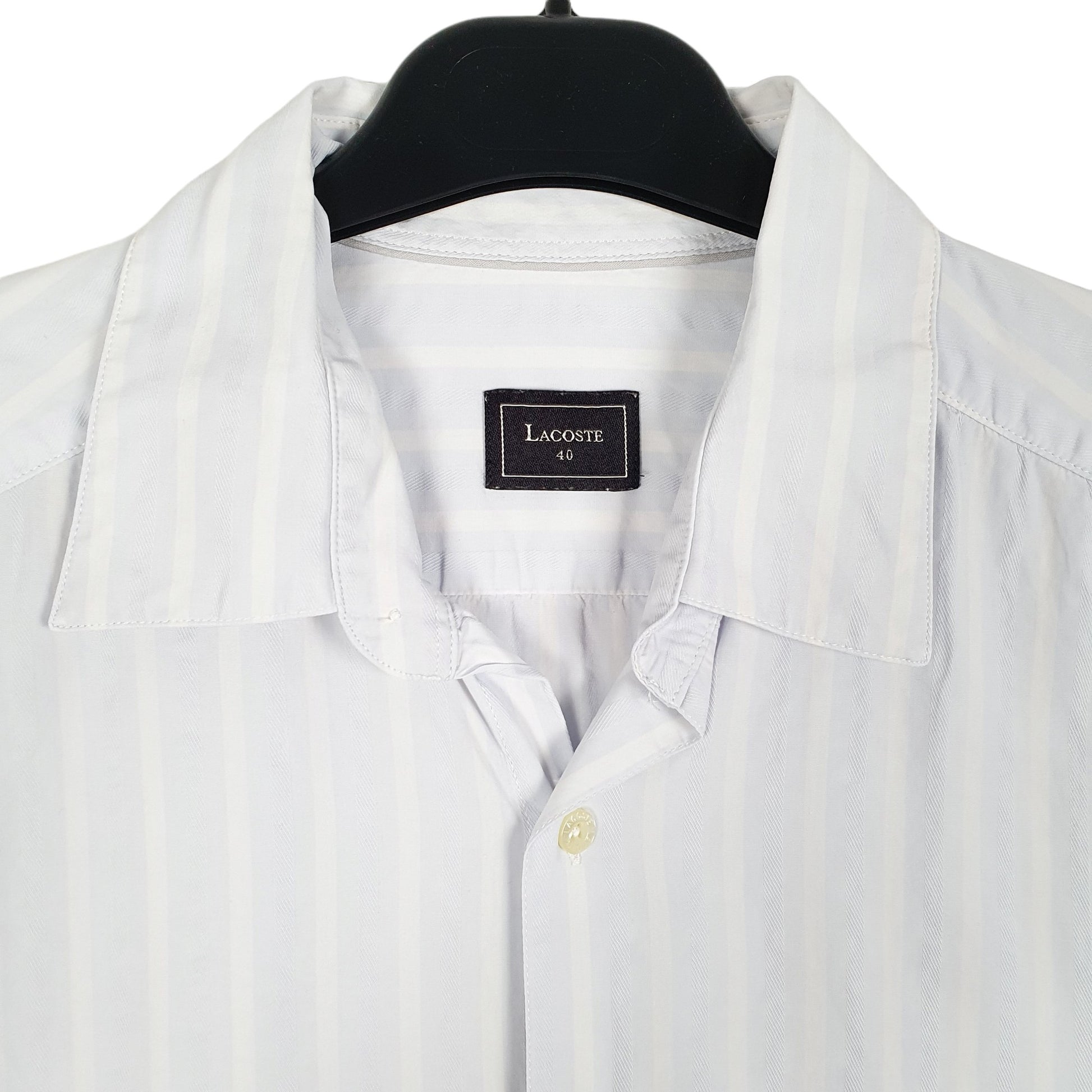 Mens Blue Lacoste  Long Sleeve Shirt