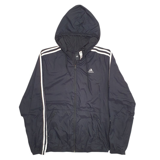 Womens Black Adidas  Hoodie Coat