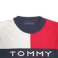 Mens White Tommy Hilfiger Spellout Crewneck Jumper