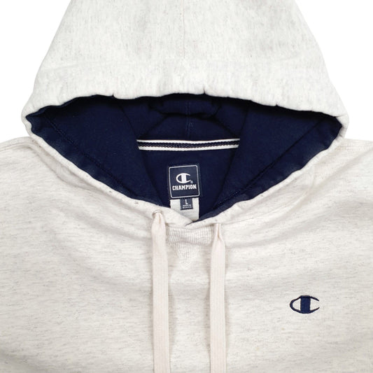 Mens Grey Champion  Hoodie Jumper