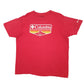 Mens Red Columbia Sportswear  Short Sleeve T Shirt