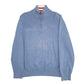 Mens Blue Tommy Hilfiger  Quarter Zip Jumper