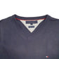 Mens Navy Tommy Hilfiger Knit Crewneck Jumper