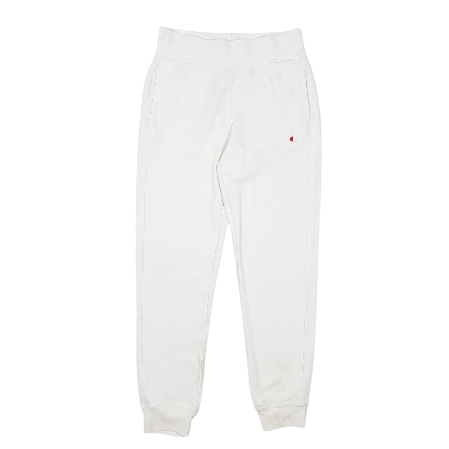 Mens White Champion  Jogger Trousers