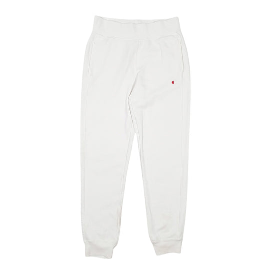 Mens White Champion  Jogger Trousers