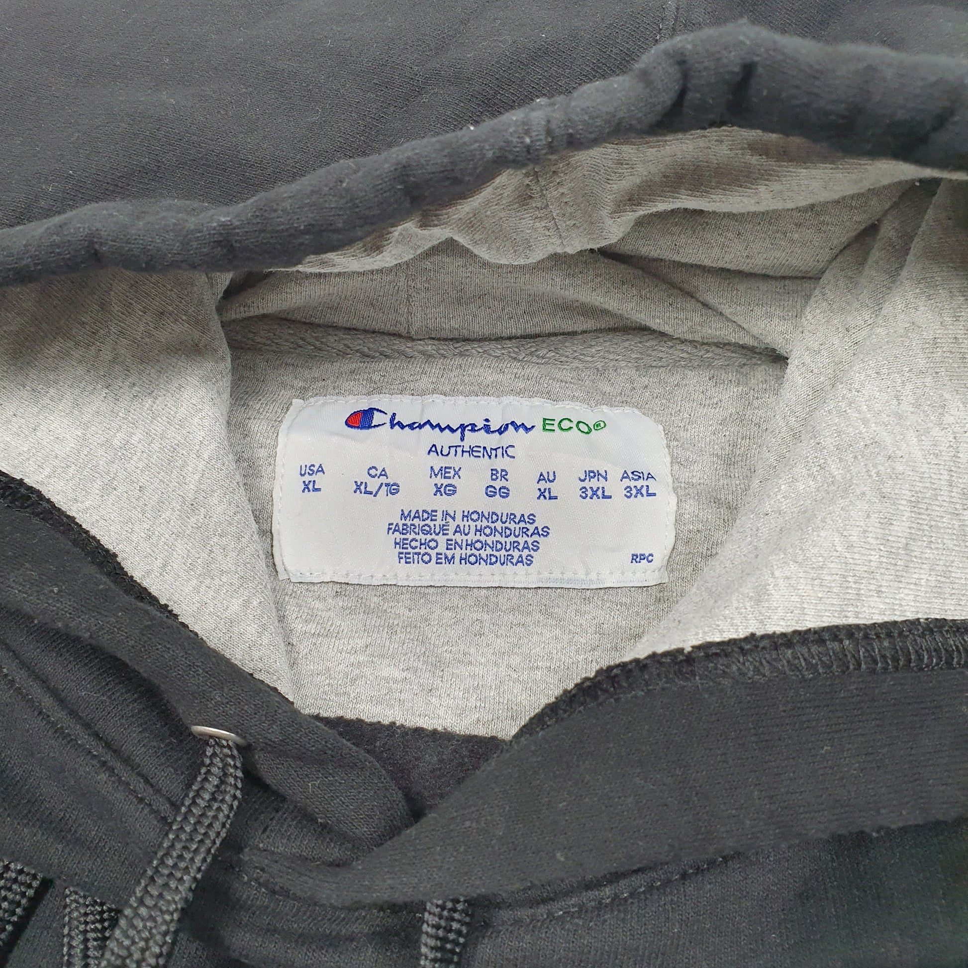 Mens Black Champion  Hoodie Jumper