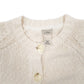 Womens Cream LL Bean Knit Cardigan Jumper