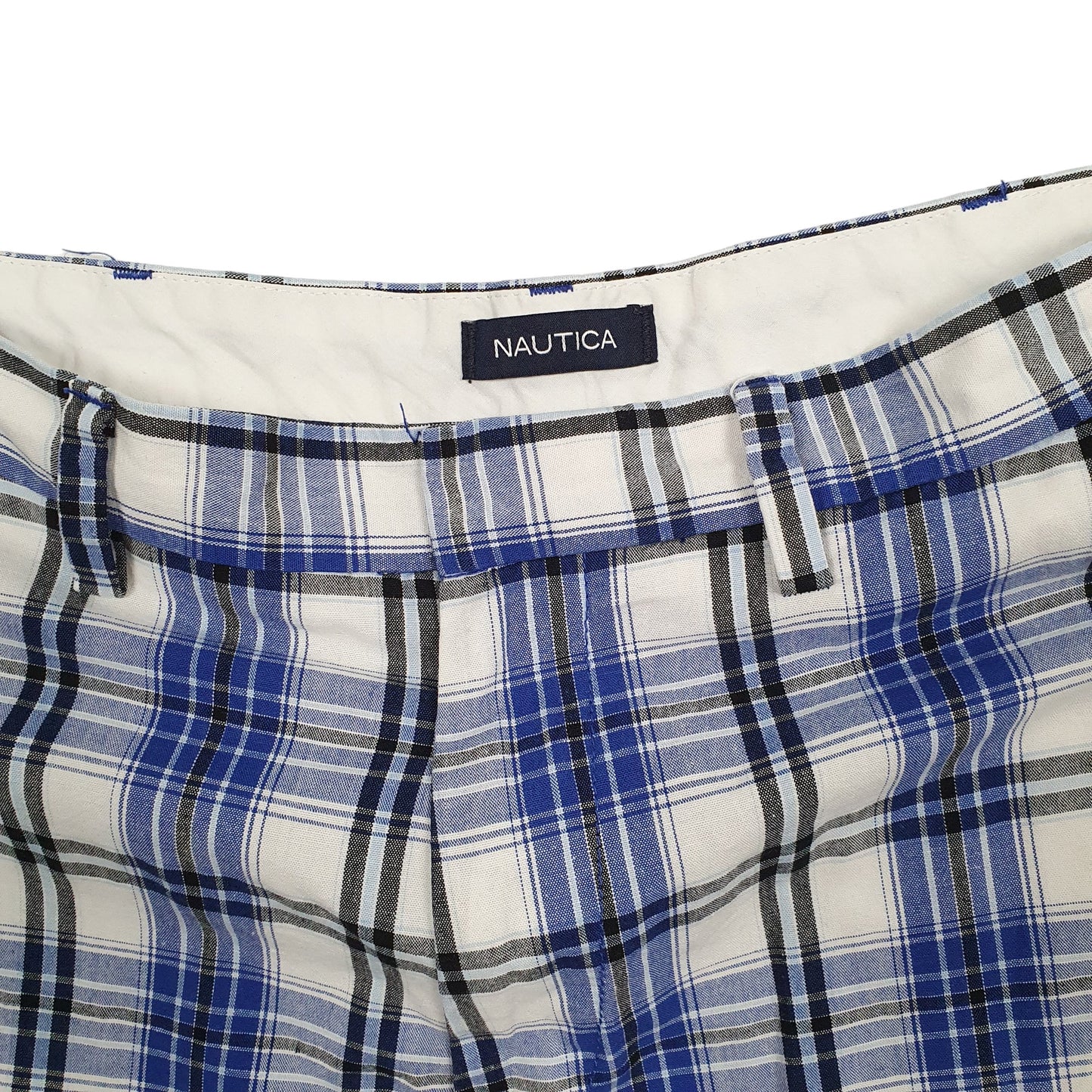 Mens Blue Nautica Deck Chino Shorts