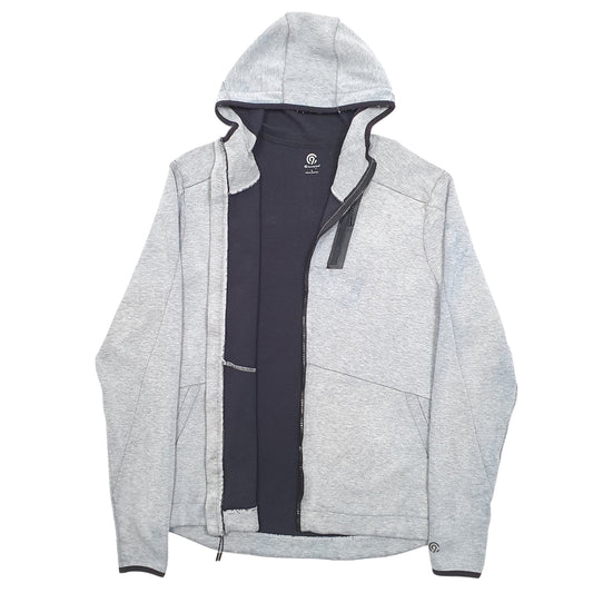 Mens Grey Champion Hoodie C9 Full Zip Jumper