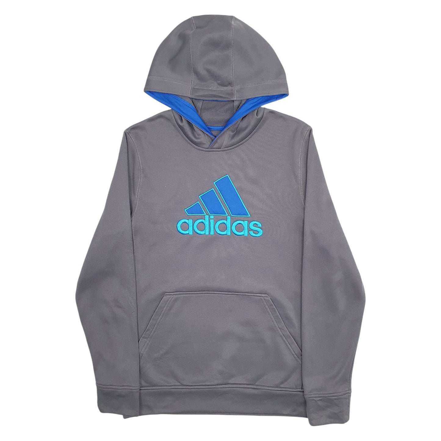 Womens Grey Adidas Adidas Hoodie Jumper
