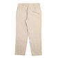 Mens Beige Polo Ralph Lauren Double Pleated Vintage 2000's Polo Chino Trousers