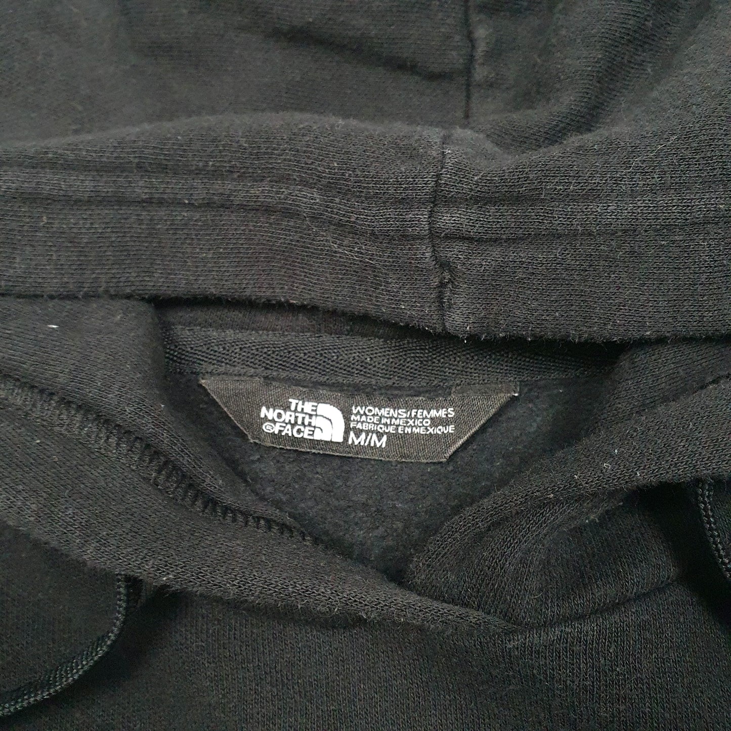 Womens Black The North Face Spellout Hoodie Jumper