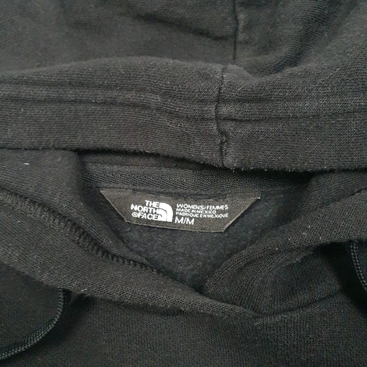 Womens Black The North Face Spellout Hoodie Jumper