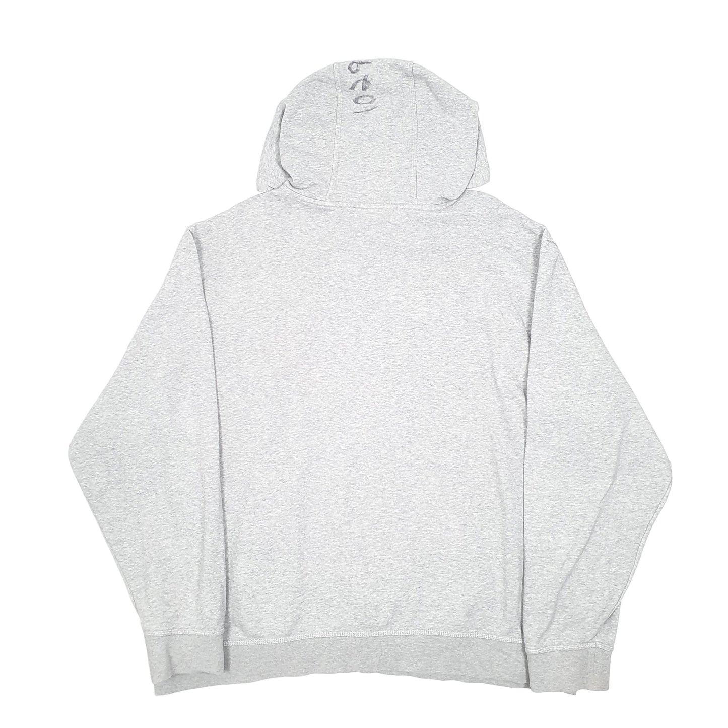 Mens Grey Nike Vintage Y2k Dowling Catholic American Football School Hoodie Jumper