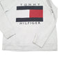 Womens White Tommy Hilfiger Spellout Crewneck Jumper