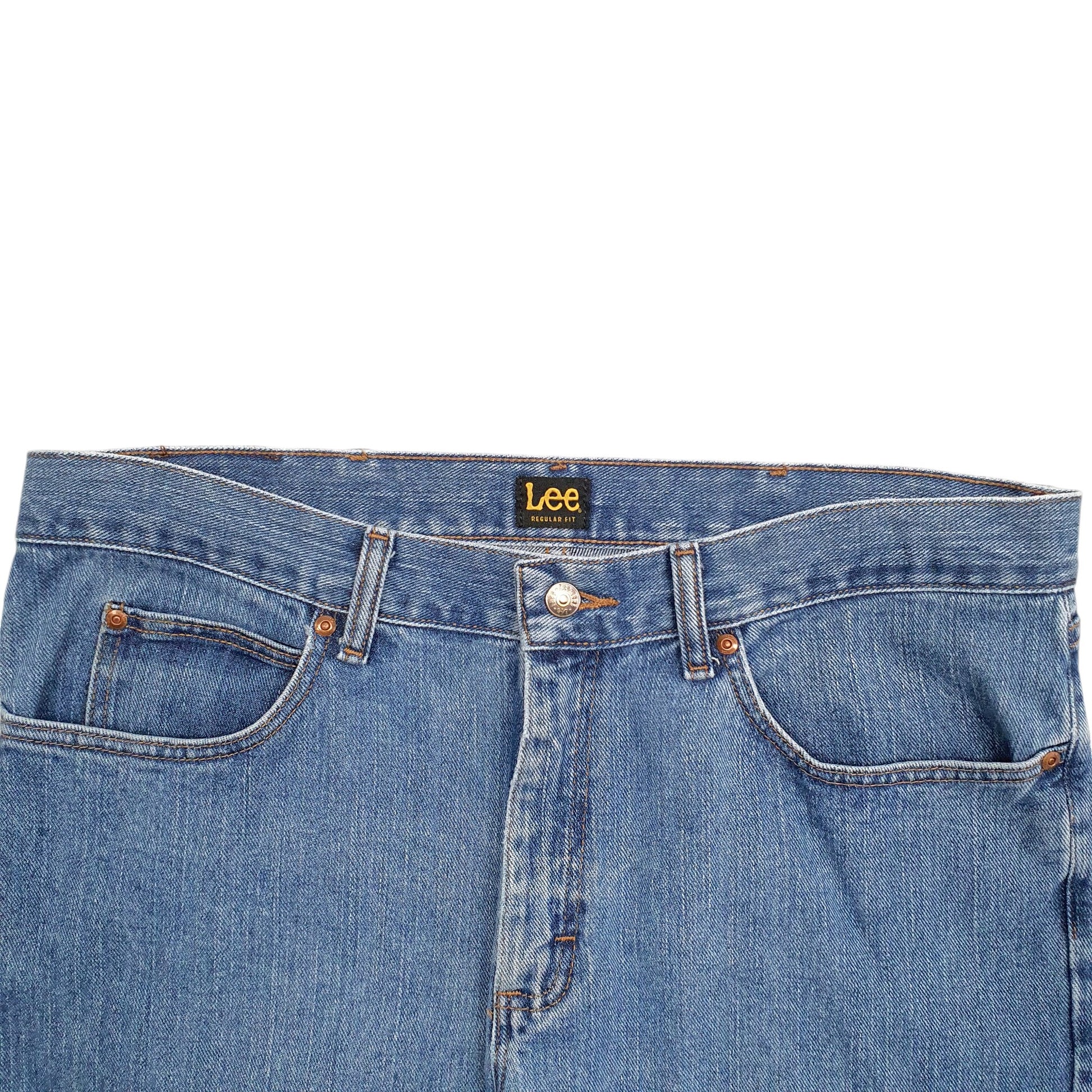 Mens Blue Lee  Regular JeansW36 L32