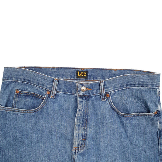 Mens Blue Lee  Regular JeansW36 L32