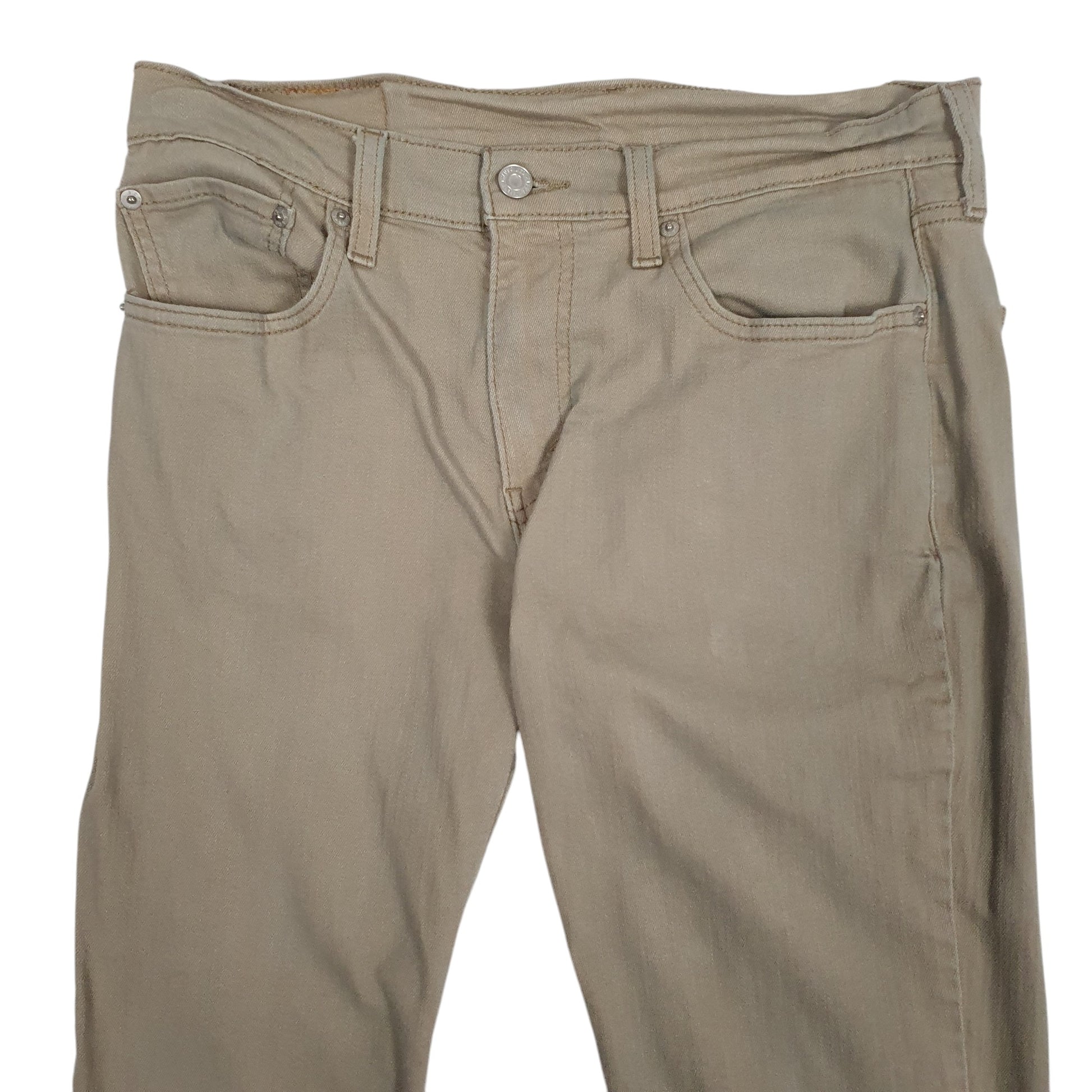 Mens Beige Levis  Chino Trousers