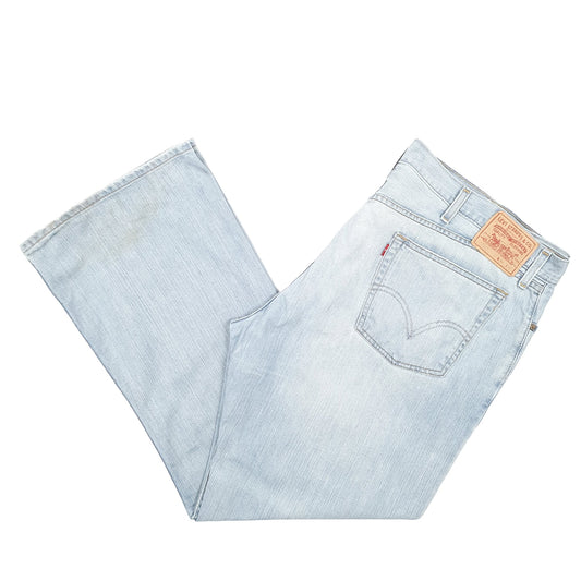 Mens Blue Levis 527 JeansW44 L30