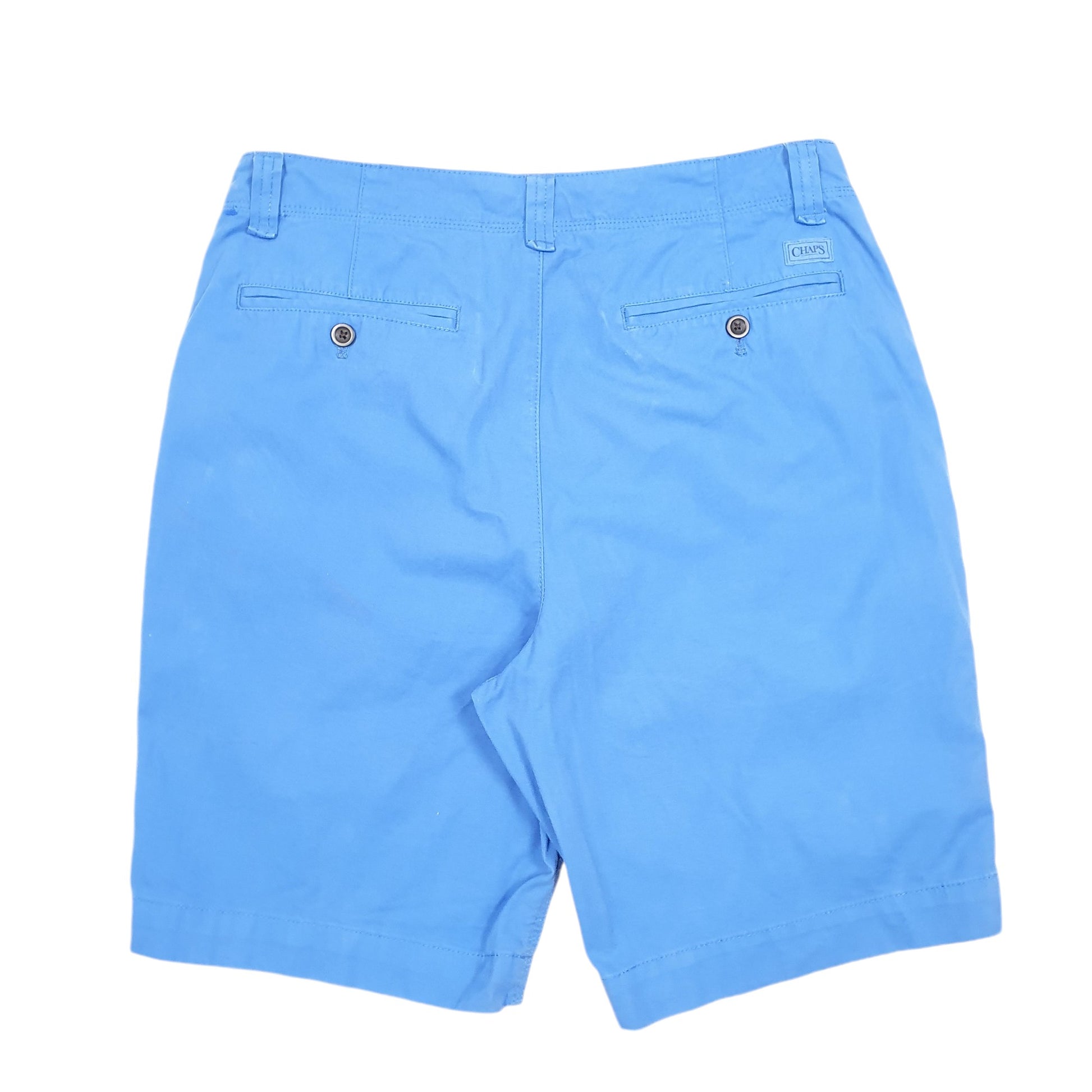 Mens Blue Chaps  Chino Shorts