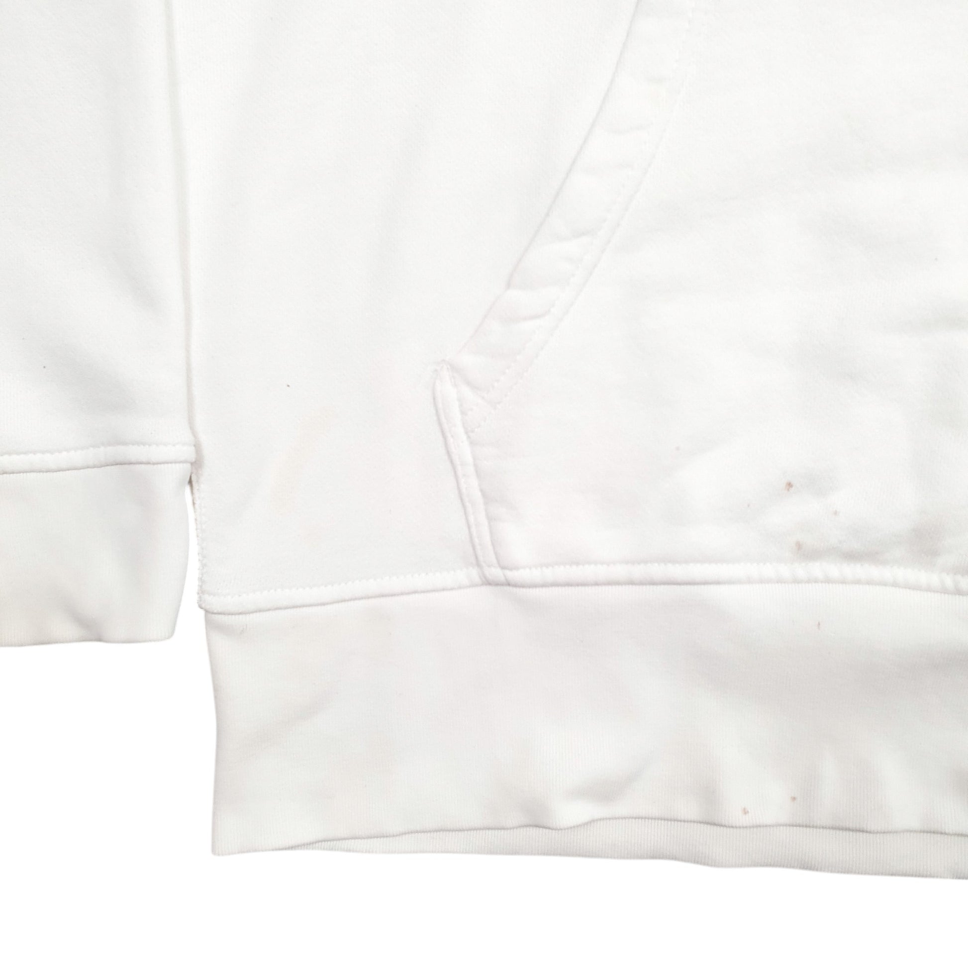 Womens White Adidas  Hoodie Jumper