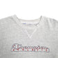 Mens Grey Champion Spellout Athletic Crewneck Jumper
