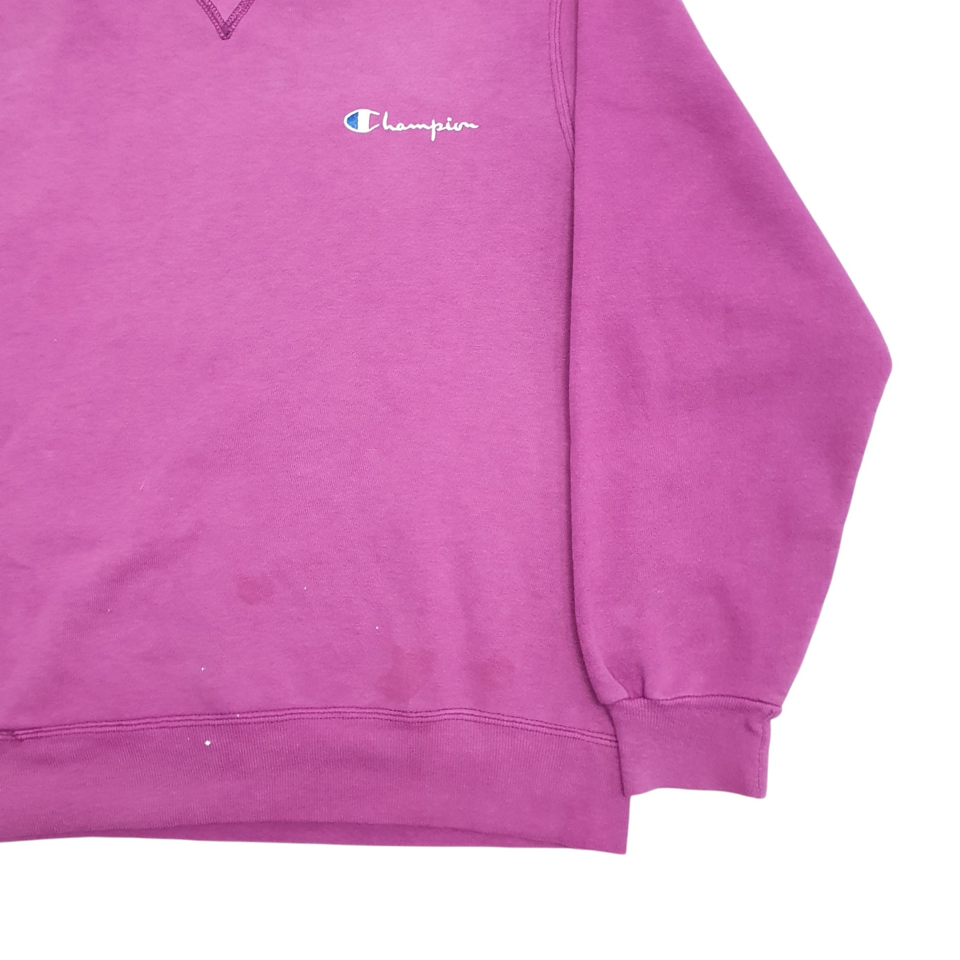 Womens Pink Champion Made In USA Vintage 2000's Crewneck Jumper