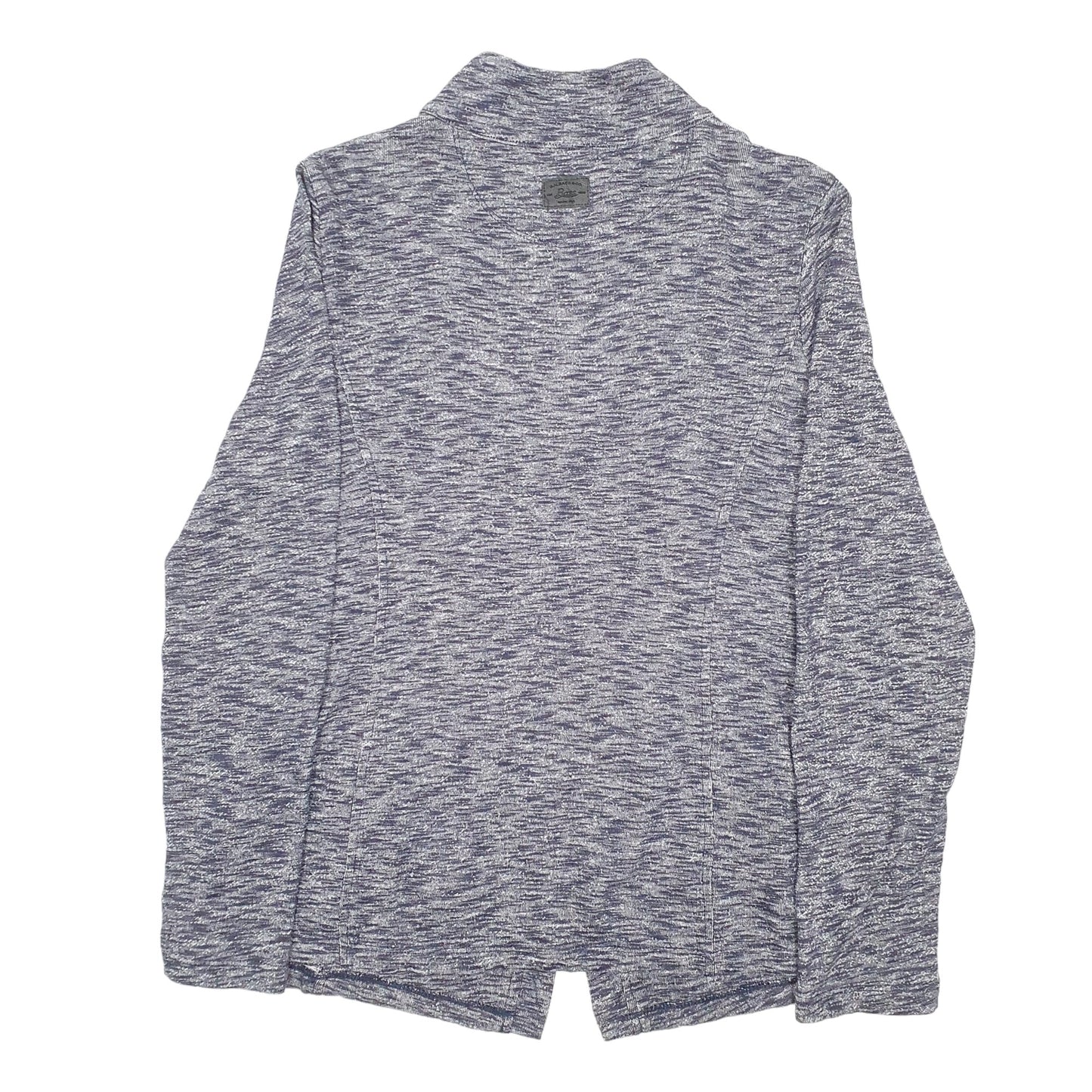 Womens Grey G.H. Bass & Co Top Shawl Collar Sweater Cardigan Full Zip Jumper