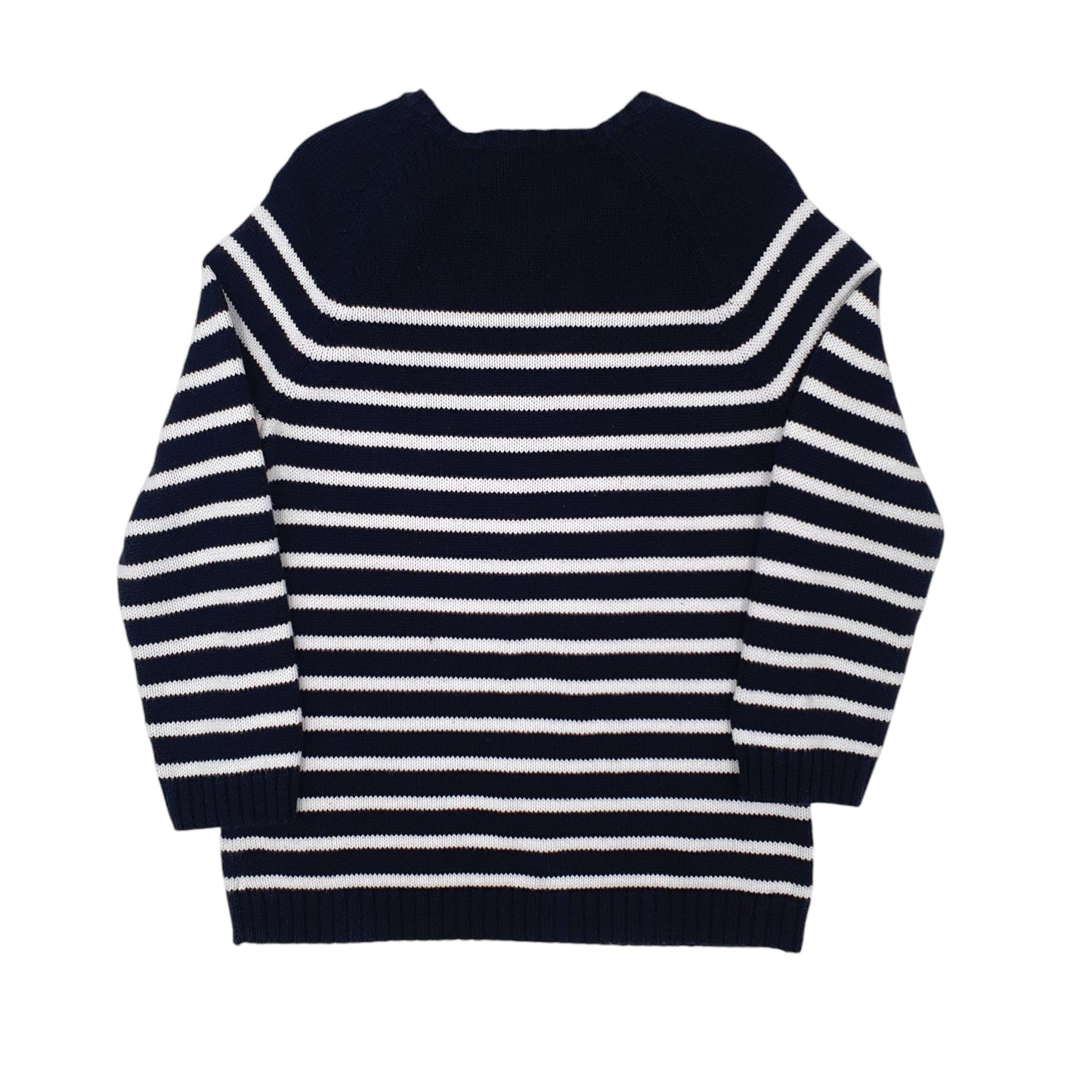 Womens Black Chaps Made in Hongkong Knitwear Crewneck Jumper