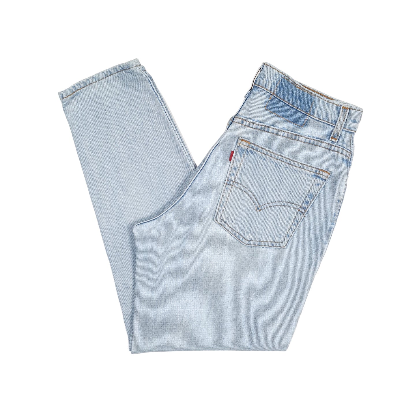 Womens Blue Levis Vintage 1990s Made in USA Relaxed Tapered Fit 551 JeansW31 L29