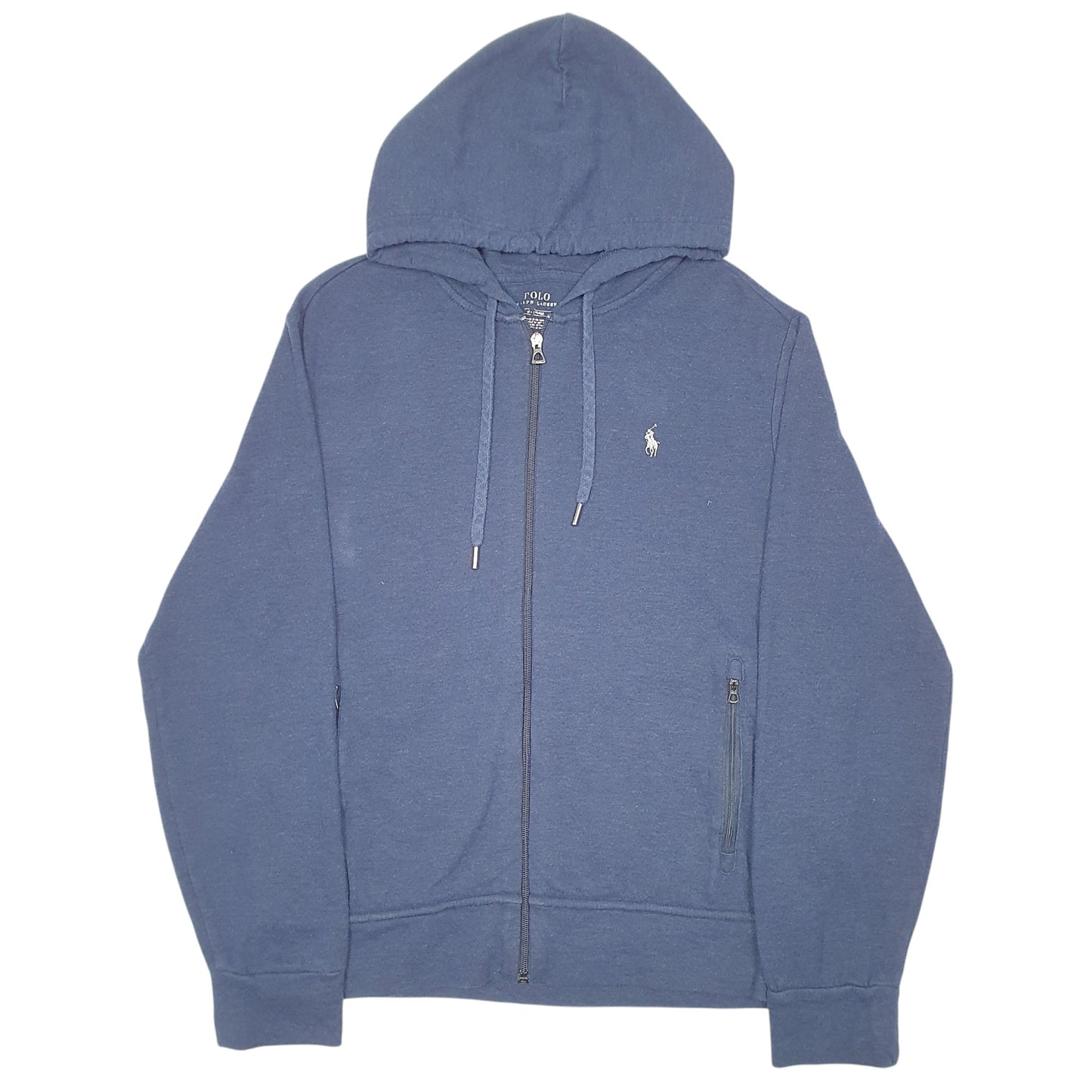 Mens Navy Polo Ralph Lauren Hoodie Full Zip Jumper