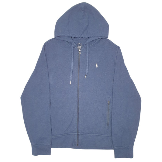 Mens Navy Polo Ralph Lauren Hoodie Full Zip Jumper