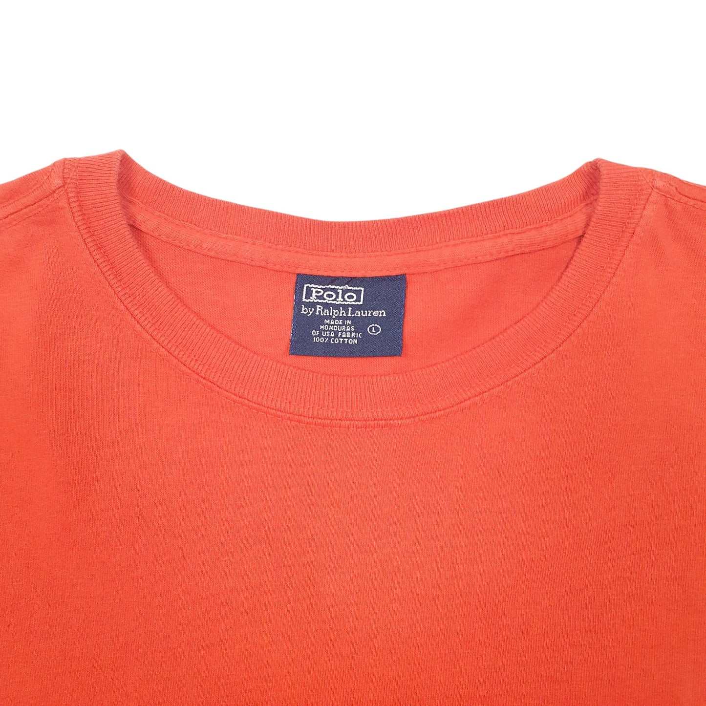 Mens Orange Polo Ralph Lauren  Long Sleeve T Shirt