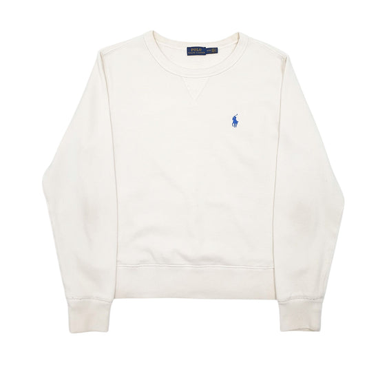 Womens Cream Polo Ralph Lauren  Crewneck Jumper