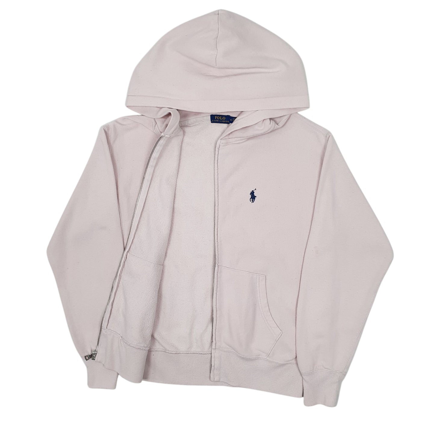 Womens Pink Polo Ralph Lauren Hoodie Full Zip Jumper