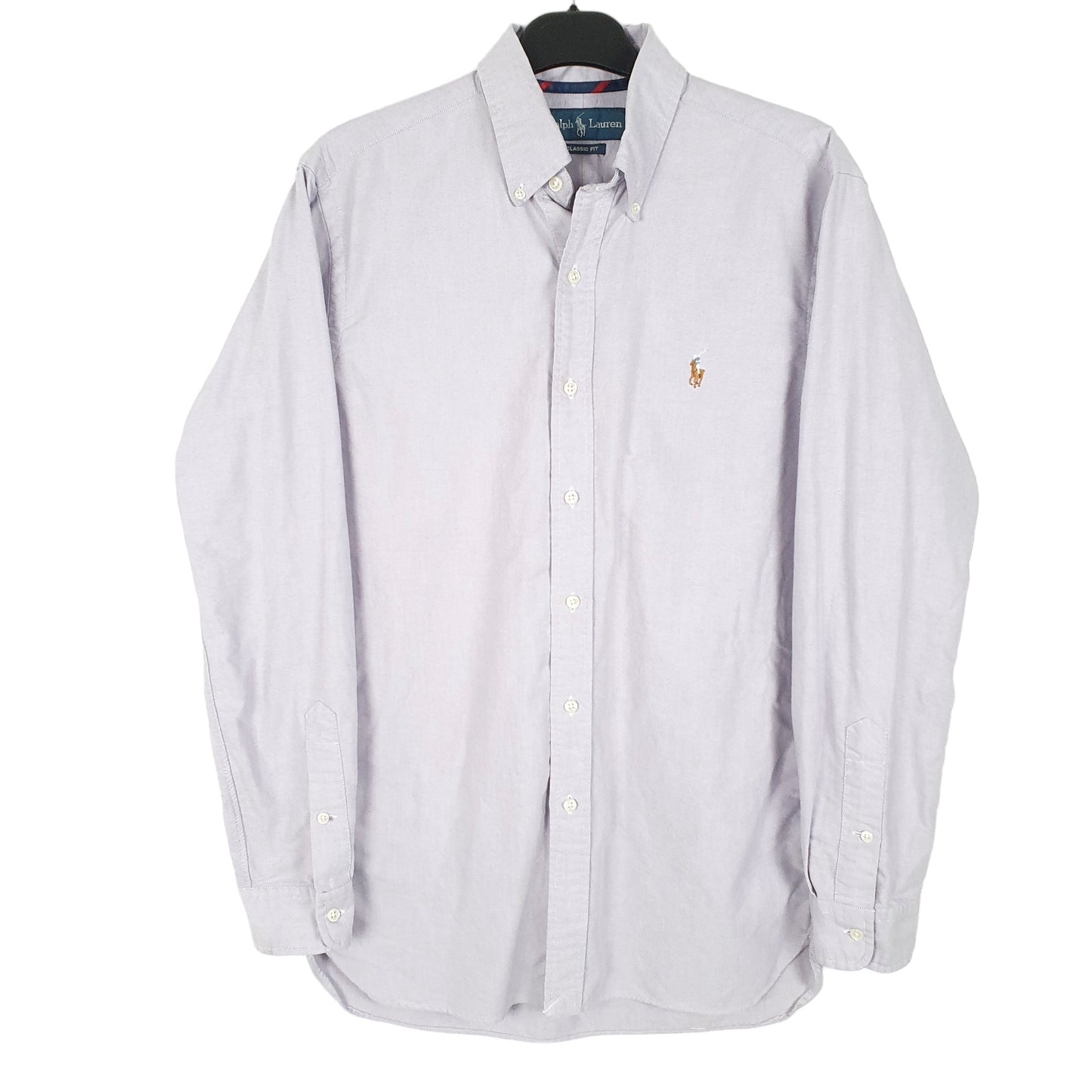 Mens Lilac Ralph Lauren Oxford Long Sleeve Shirt