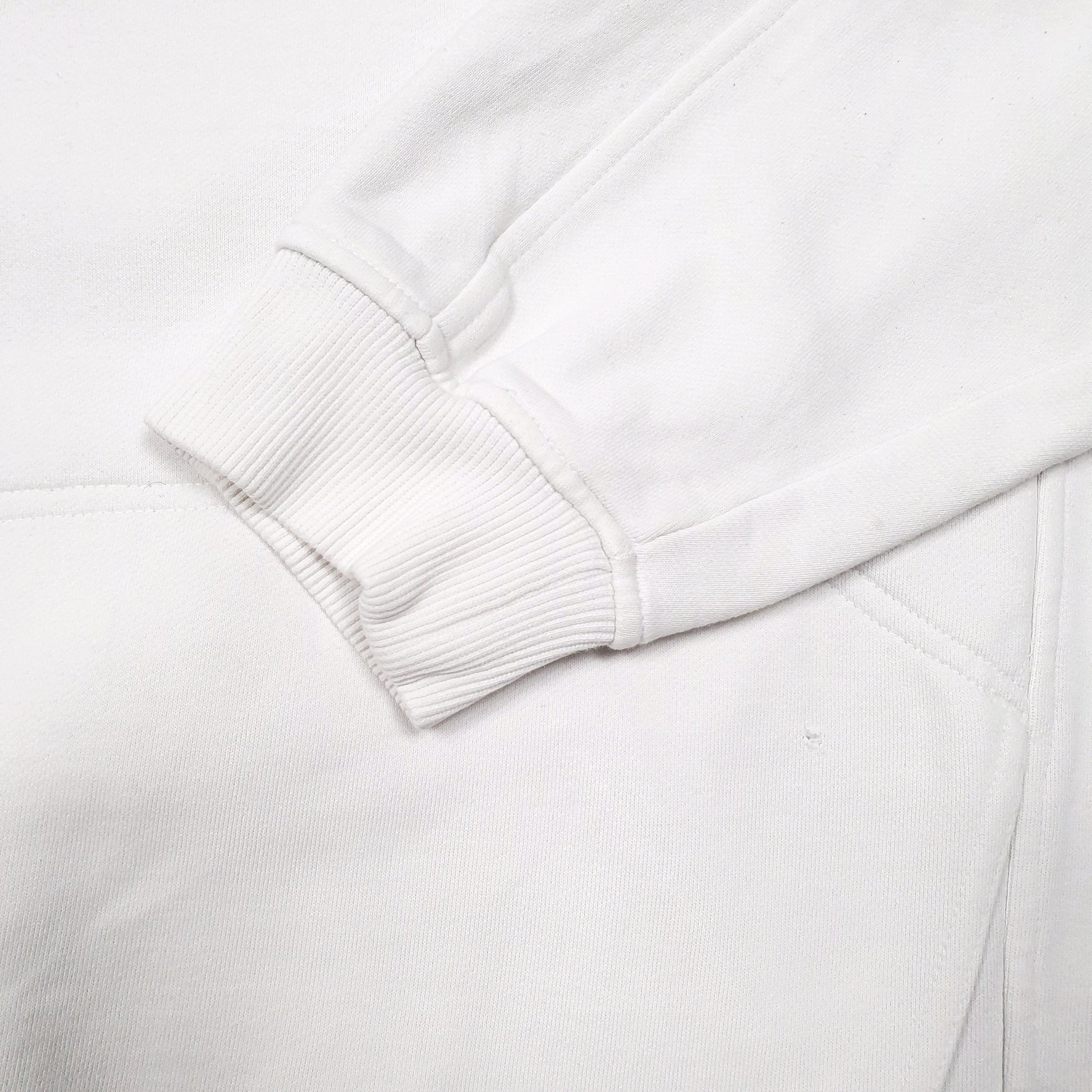 Mens White Nike Vintage Team 2000s Oklahoma USA Spellout Hoodie Jumper