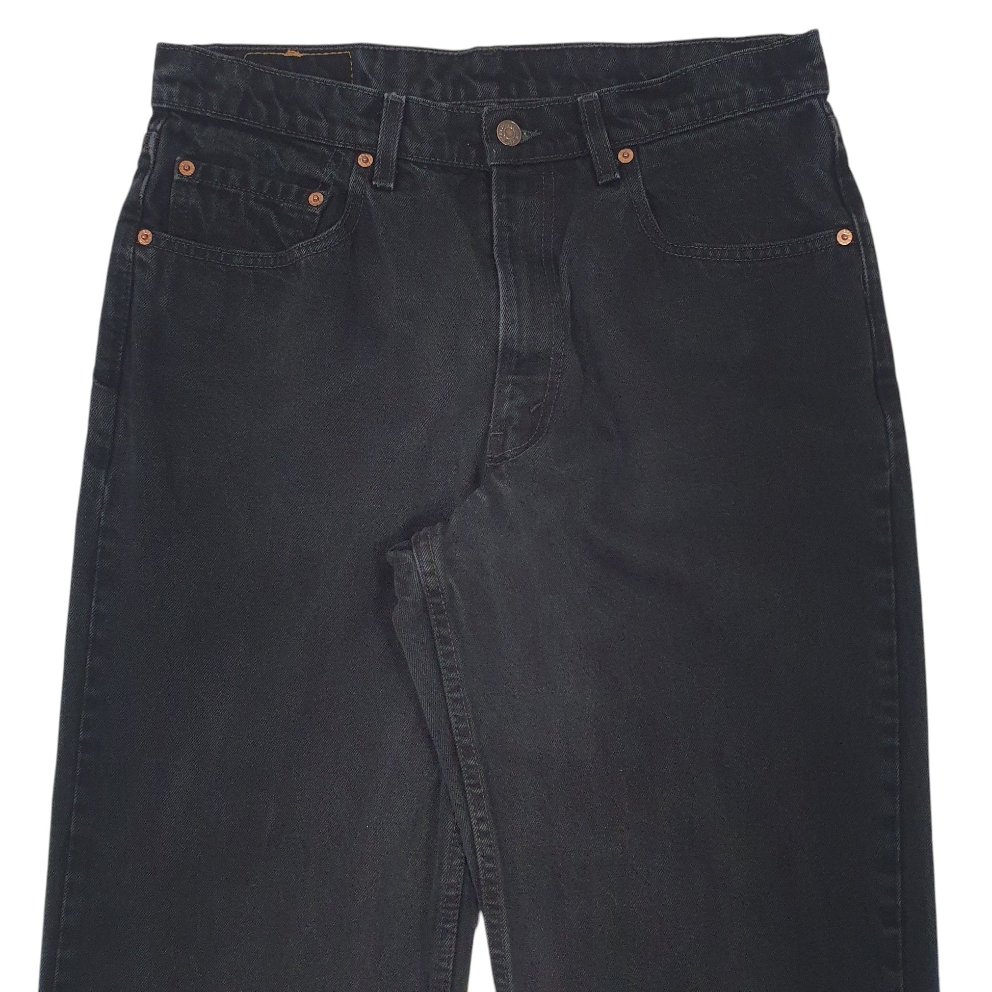 Mens Black Levis Vintage 90s Made In USA 550 JeansW34 L34