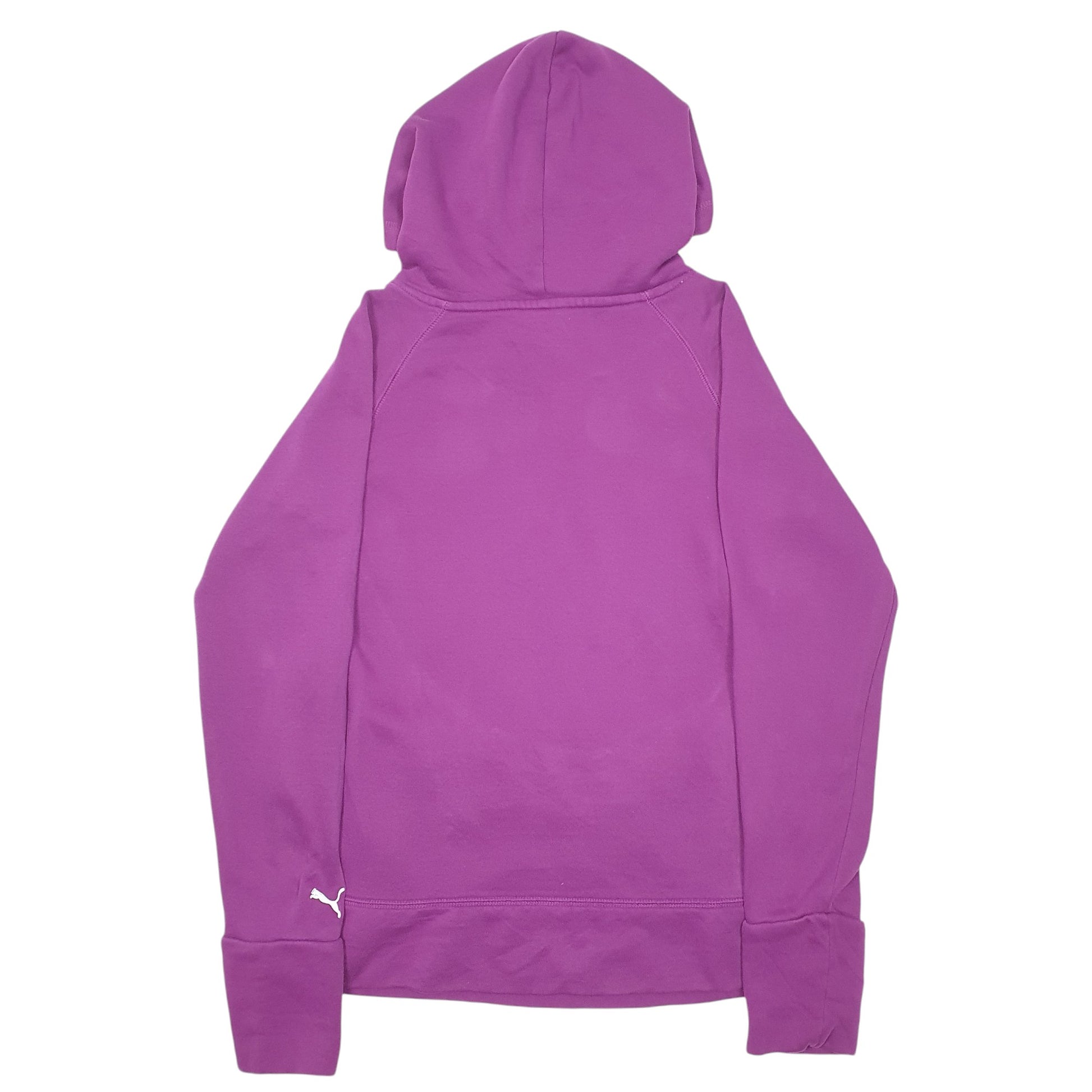 Womens Purple Puma Active Gym Workout Hoodie Jumper