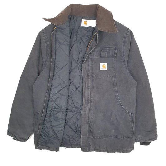 Mens Black Carhartt C01 Vintage Union Made In USA  Coat