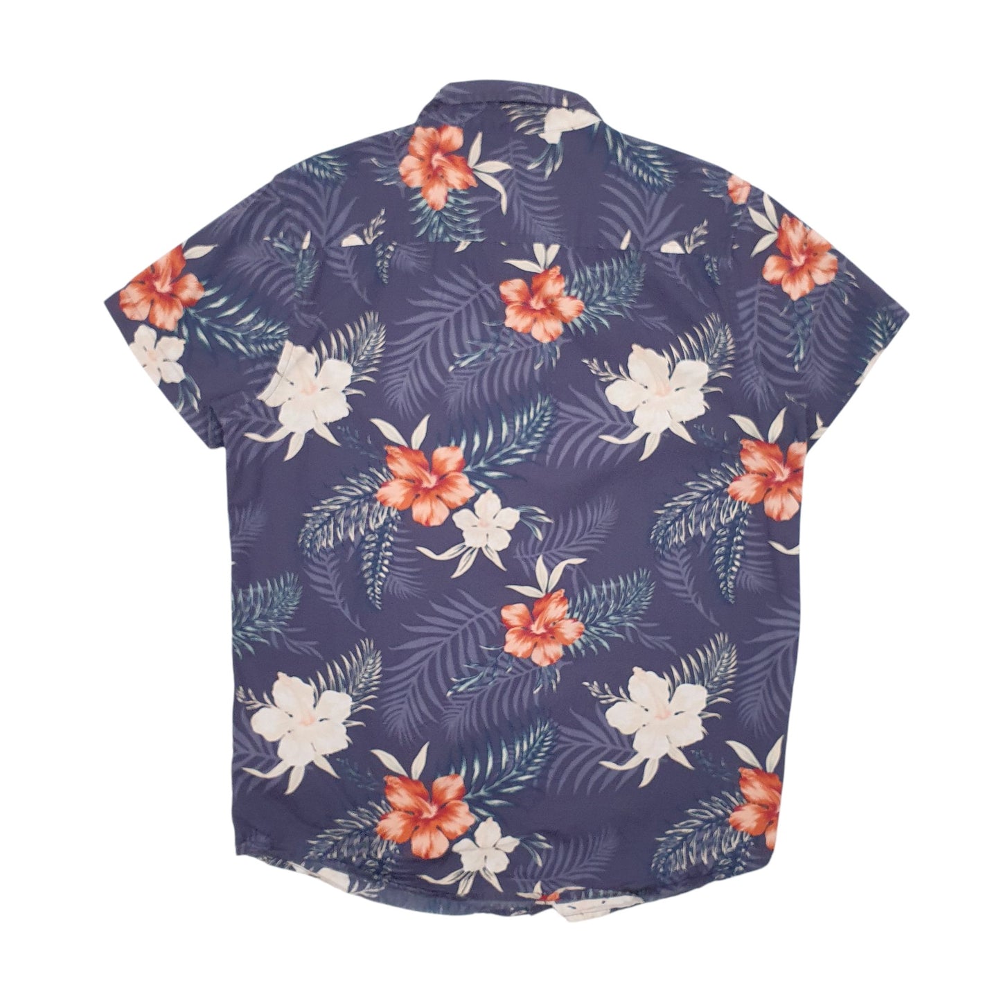 Mens Blue Primark  Short Sleeve Shirt
