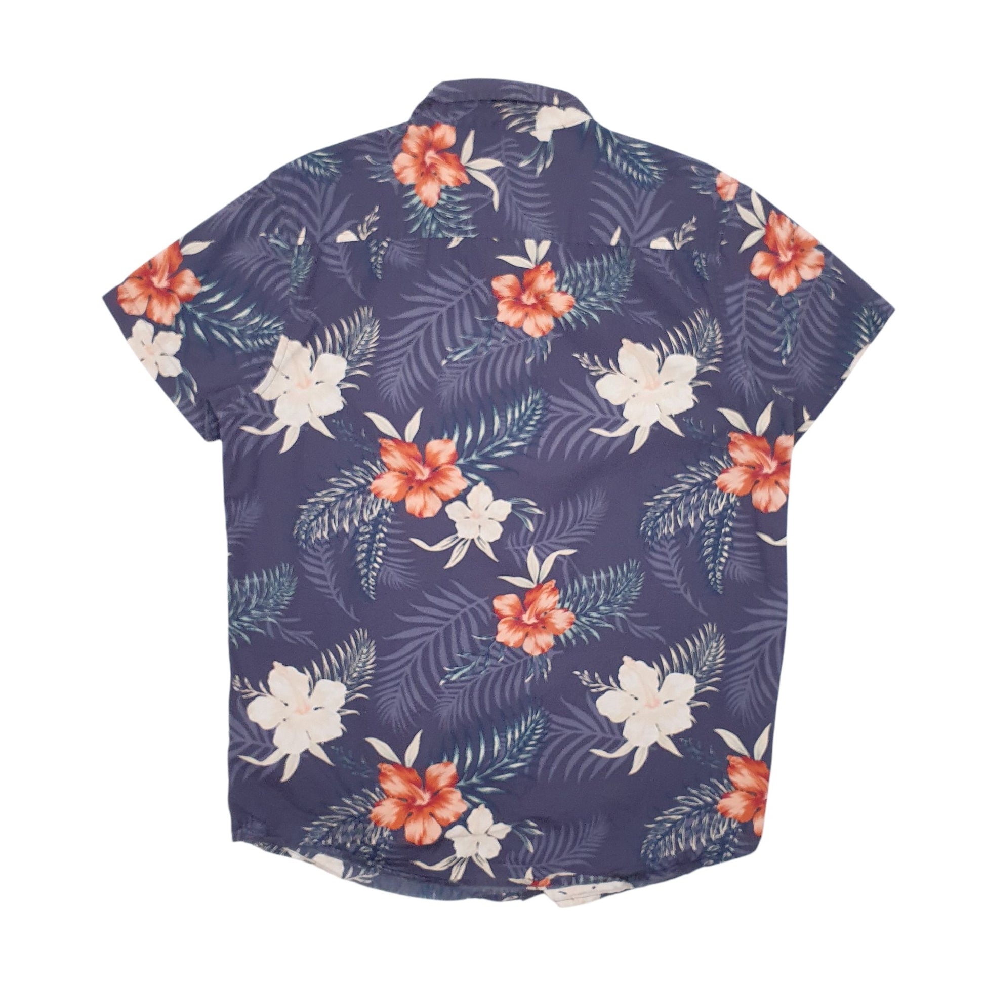 Mens Blue Primark  Short Sleeve Shirt