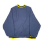 Mens Navy Bakka Training Track Top Workout V Neck Jumper