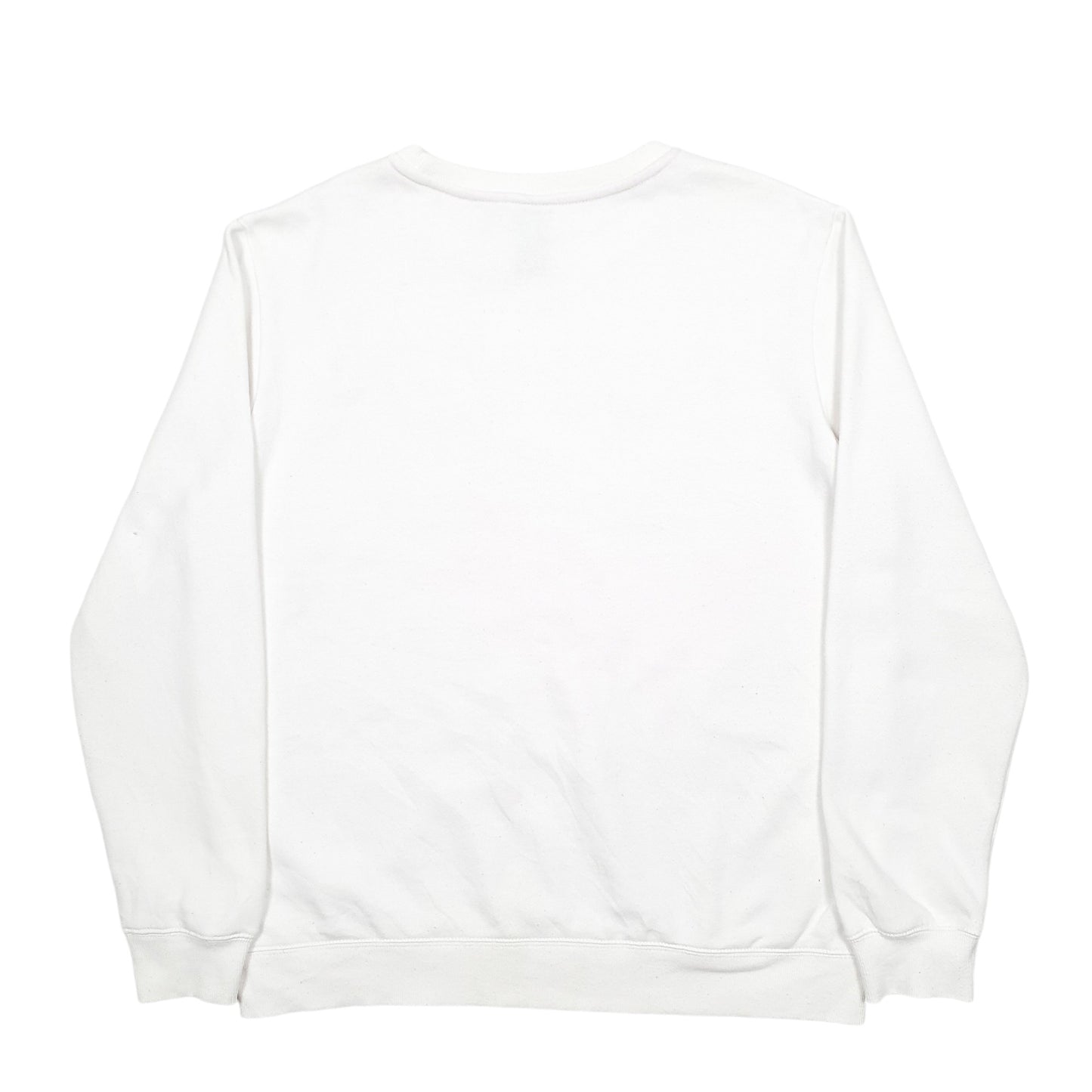 Womens White NFL Miami Dolphins Football Spellout Crewneck Jumper