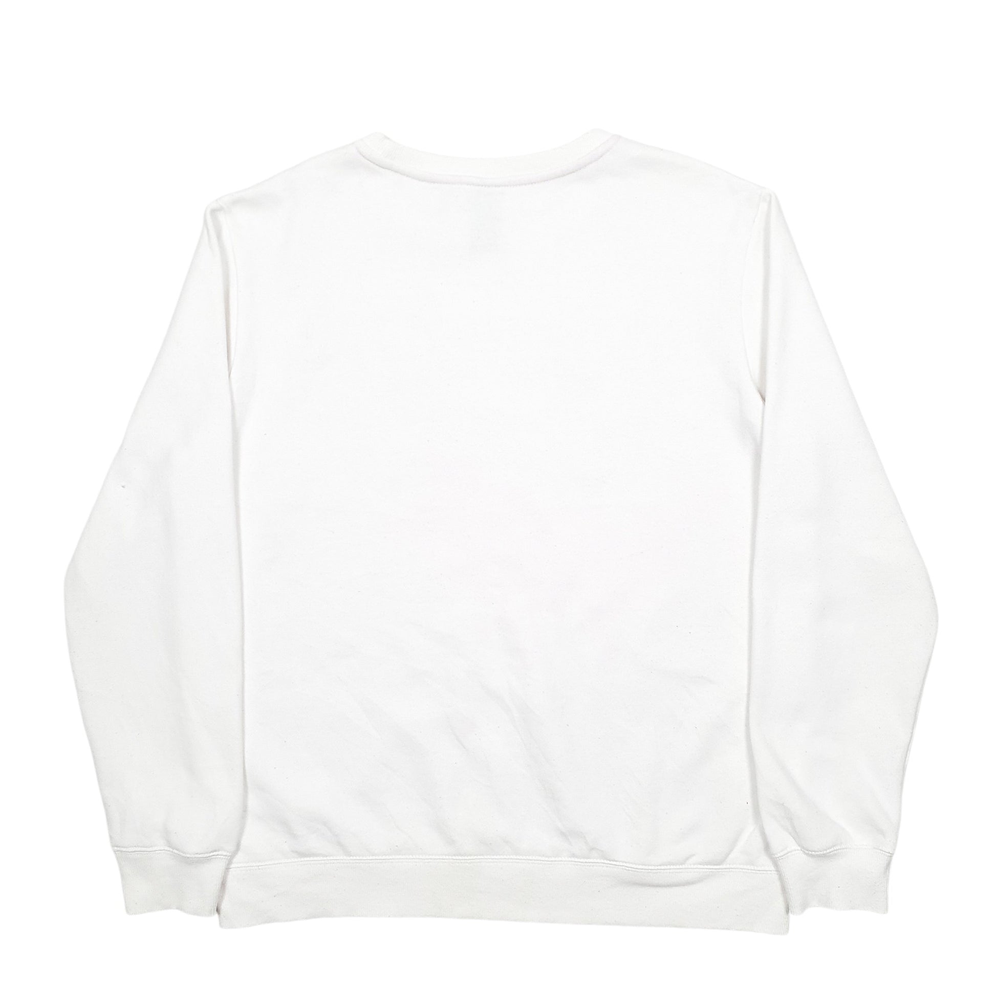 Womens White NFL Miami Dolphins Football Spellout Crewneck Jumper