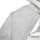 Womens Grey Reebok Spellout Hoodie Jumper