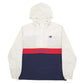 Mens White Tommy Hilfiger Spellout Full Zip Coat