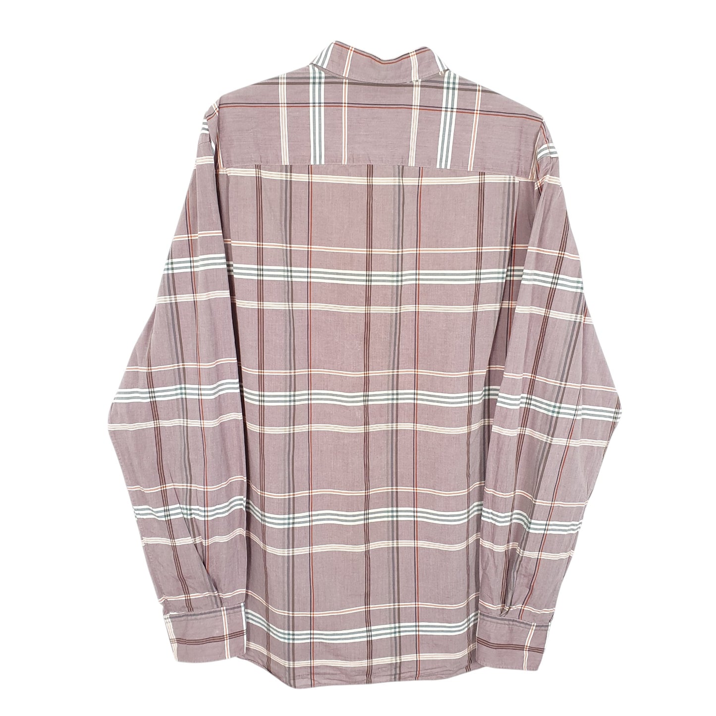 Mens Lilac Massimo Dutti  Long Sleeve Shirt