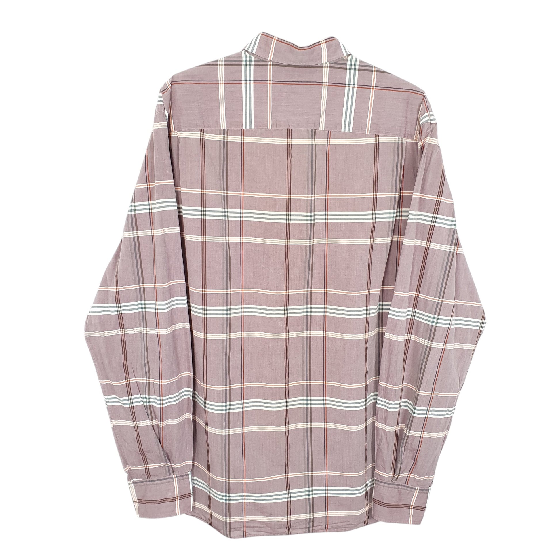 Mens Lilac Massimo Dutti  Long Sleeve Shirt