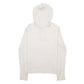 Womens White Calvin Klein Knit Hoodie Jumper